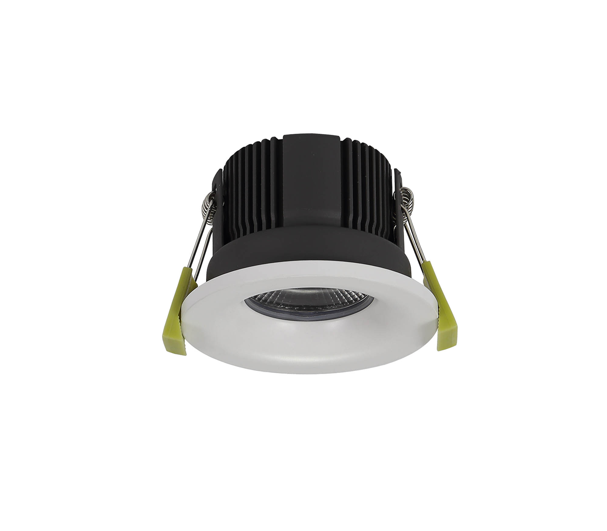 DM200686  Beck 11 FR; 11W; IP65 Matt White LED Recessed Curved Fire Rated Downlight; Cut Out 68mm; 4000K; PLUG IN DRIVER INCLUDED; 3yrs Warranty